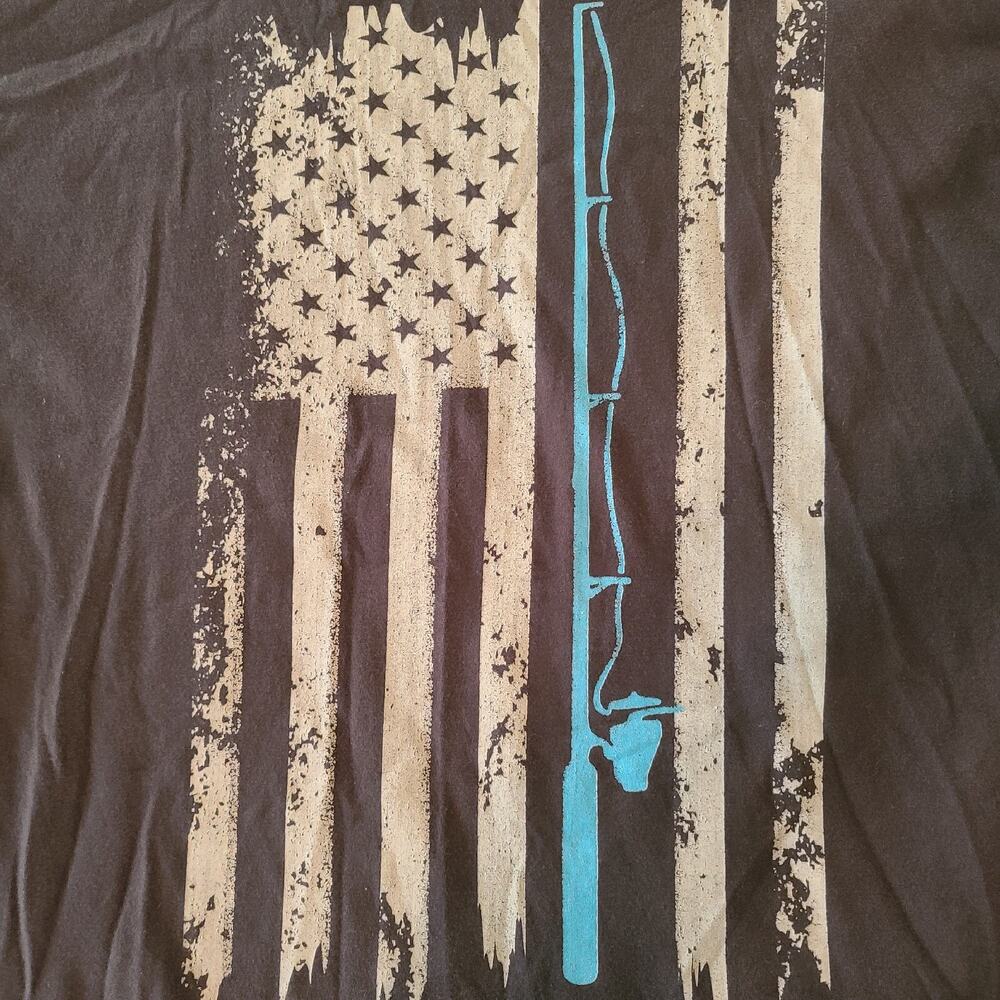 Americana Fishing Port & Company T-Shirt Size XL